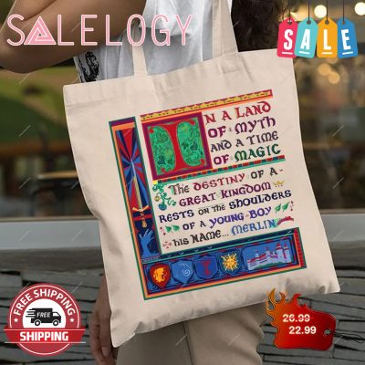 In A Land Of Myth And A Time Of Magic Merlin Tote Bag