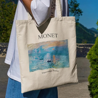 Vintage Monet Impression Sunrise Tote Bag