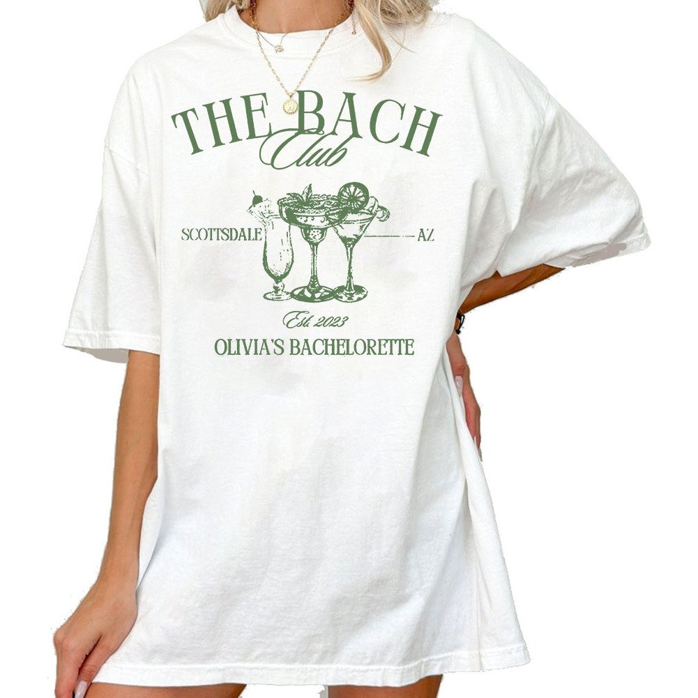 Custom The Cocktail Club Bachelorette Shirt