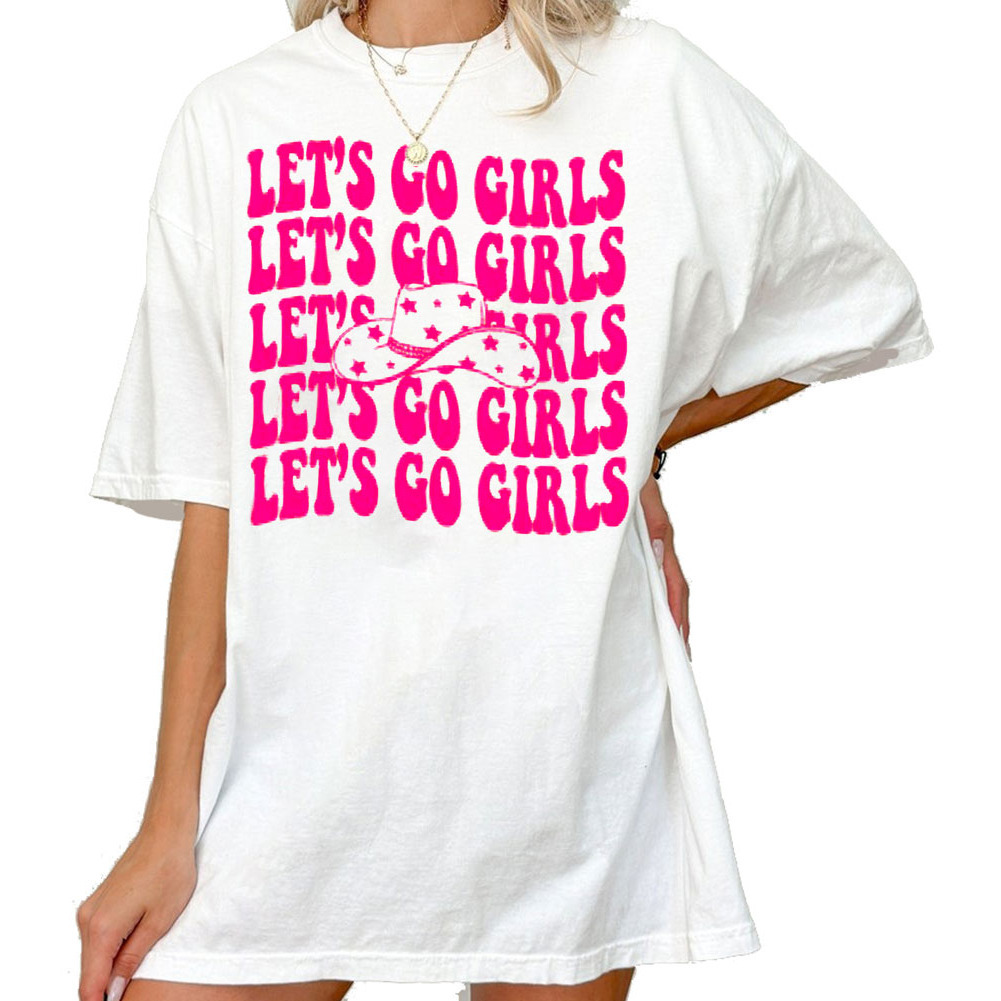Cowgirl Bachelorette Lets Go Girls Shirt
