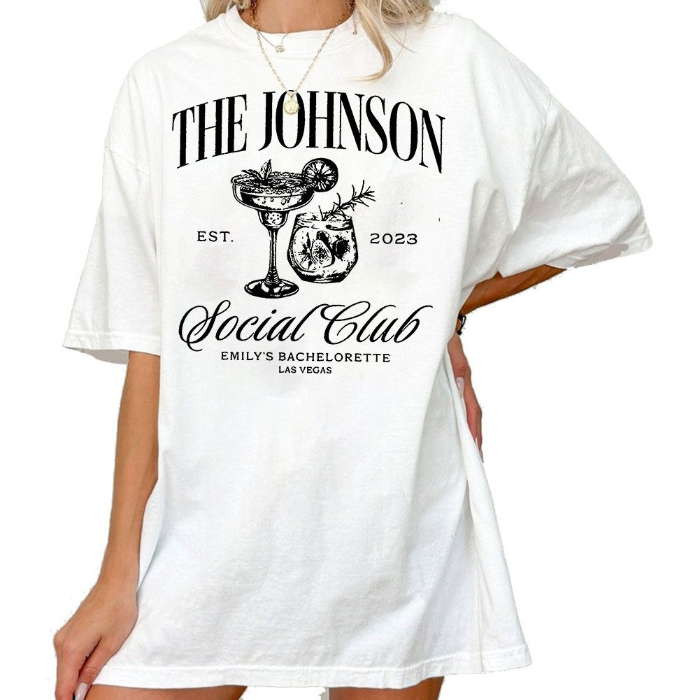 Custom Social Club Bachelorette Party Shirt