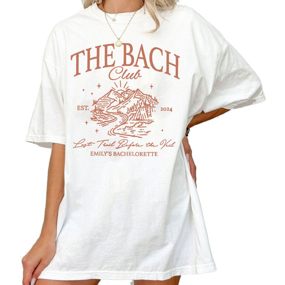 Personalized Mountain The Bach Club Bachelorette Shirt