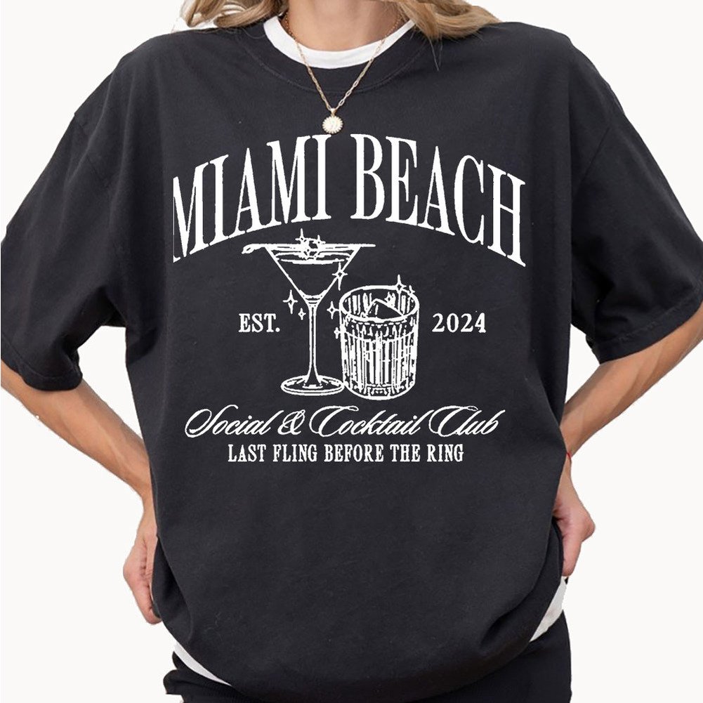 Personalized Beach Bach Party Bachelorette Shirt
