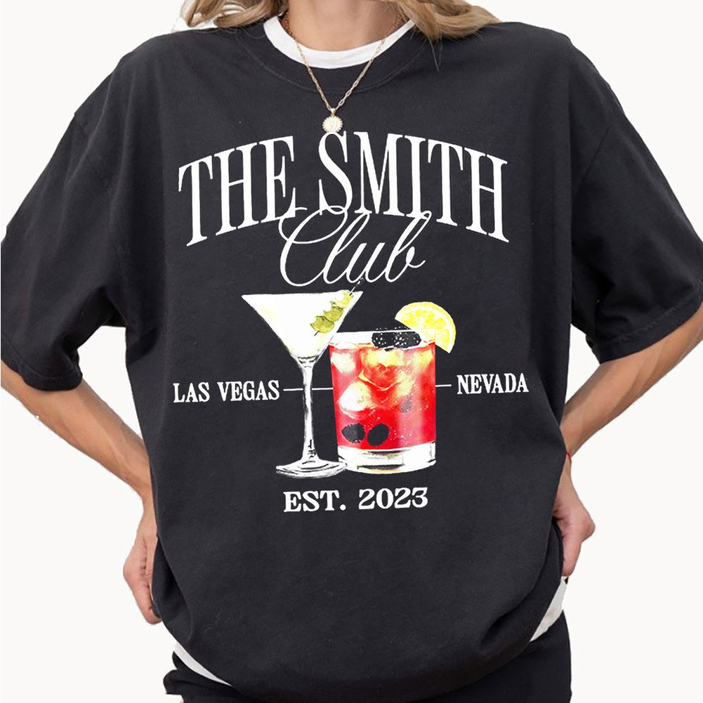 Personalized The Cocktail Club Bachelorette Shirt