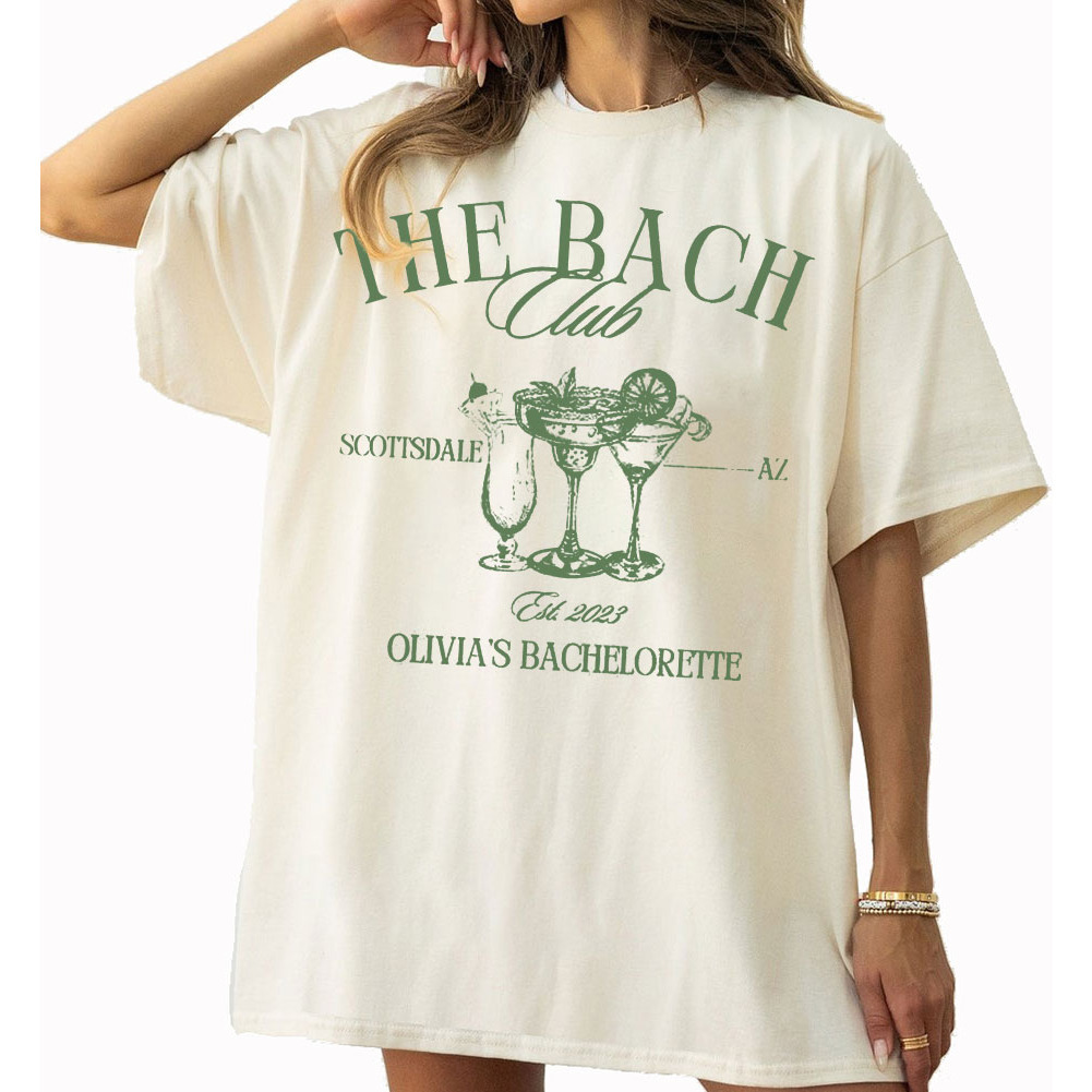 Custom Name The Bach Club Bachelorette Comfort Colors Shirt