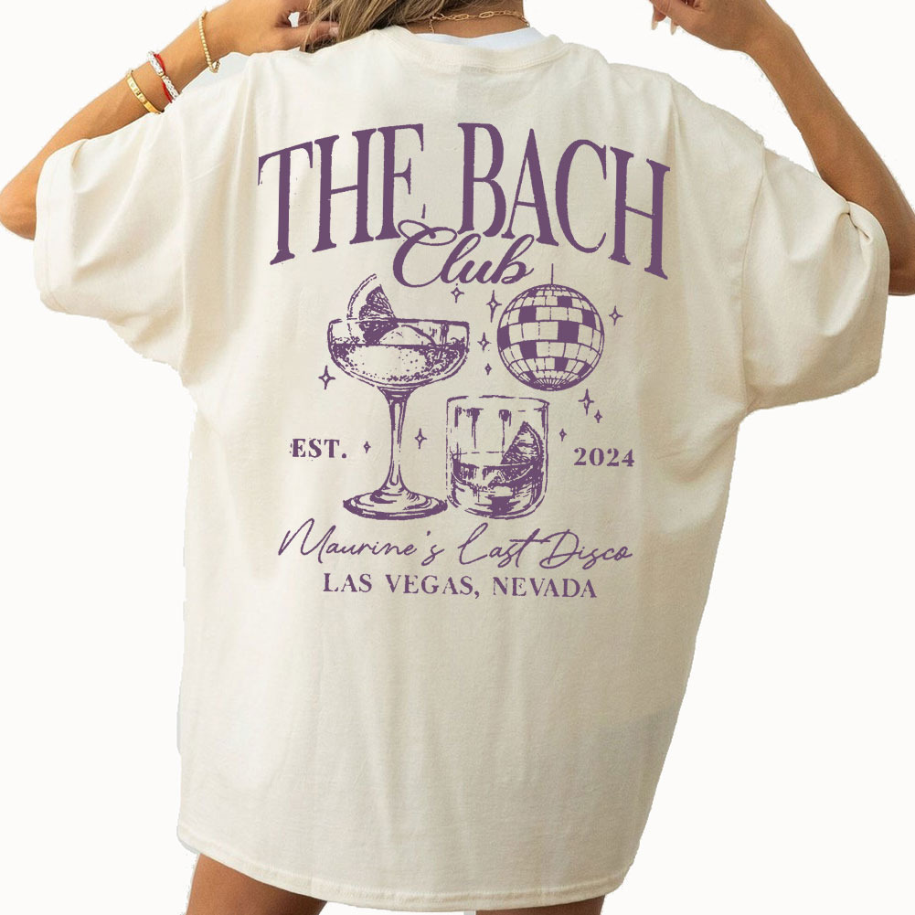 Custom Name The Bach Club Bachelorette Comfort Colors Shirt