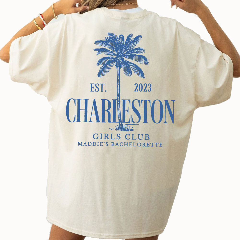 Custom Beach Girls Club Bachelorette Comfort Colors Shirt