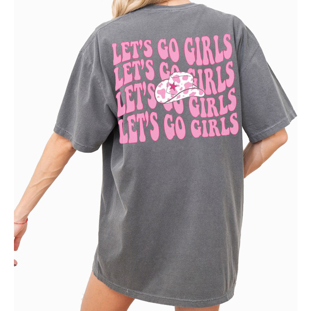 Bach Cowgirl Lets Go Girl Bachelorette Comfort Colors Shirt