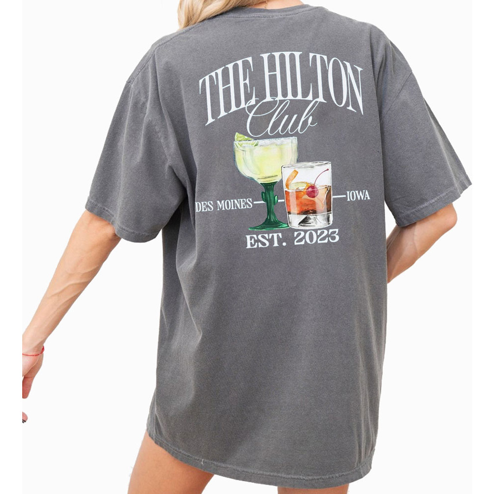 Custom Cocktail Party Bachelorette Club Comfort Colors Shirt