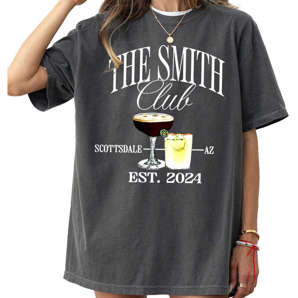 Custom Name Cocktail Club Bachelorette Comfort Colors Shirt