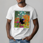 Klimt Cat Garden Cat Teacher Shirt