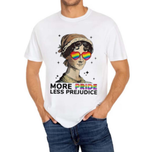 More Pride Less Prejudice Proud Ally Rainbow Pride Month Shirt