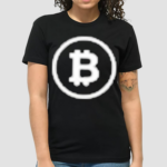 Michael Saylor Wearing Crypto Currency Bitcoin Shirt