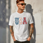 Floral Flower USA Shirt