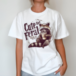 Raccoon Feral Girl Summer Shirt