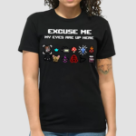 Bindingofisaac Excuse Me My Eyes Are Up Here Shirt