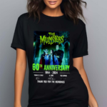 The Munsters 60th Anniversary 1964 2024 Thank You For The Memories Shirt