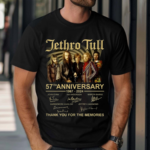 Jethro Tull 57th Anniversary 1967-2024 Thank You For The Memories Shirt