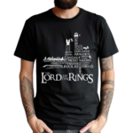 The Lord Of The Rings Legolas Gollum Aragorn Character Name Shirt