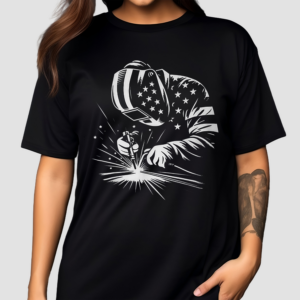 Welder American Flag Usa Patriotic Welding Welder Shirt