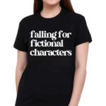 Nakuul Mehta Wearing Falling For Fictional Characters Shirt