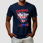 America Flag Spilling The Tea Since 1773 Shirt