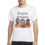 Scottie Scheffler Tiger Woods John Daly Original Gangstas Mugshot Shirt