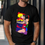 Wonder Women Captain Marvel Kissing LGBT Pride Month 2024 Shirt