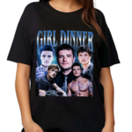 Josh Hutcherson Girl Dinner Vintage Retro 90's Bootleg style Salelogy Shirt