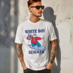 Bear White Boy Summer Shirt