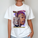 Wiz Khalifa Great Minds Think Alone Rapper Bootleg Vintage Shirt