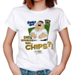 Noelle Wearing Family Guy Did Someone Say Chips Shirt