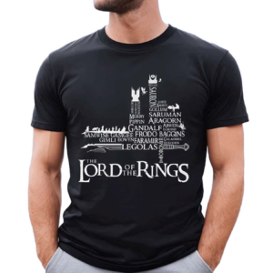 The Lord Of The Rings Legolas Gollum Aragorn Character Name Shirt