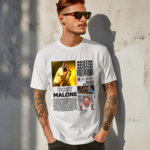 Retro Post Malone Merch Vintage Bootleg Inspired shirt, Graphic Unisex Tee Post Malone Vintage T-Shirt