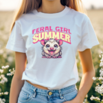 Opossum Feral Girl Summer Shirt