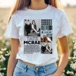 Vintage Tate Mcrae Greedy Shirt, Tate Mcrae 90s Retro Design shirt, Vintage Shirt Gift For Him and Her, Tate Mcrae Retro Rap Shirt