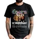 The Doors 59th Anniversary 1965 2024 Thank You For The Memories Shirt