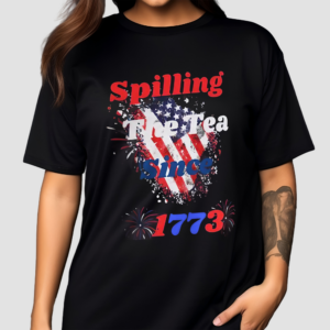 America Flag Spilling The Tea Since 1773 Shirt