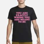 You Are Exactly Where You Are Meant To Be Shirt