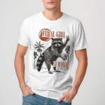 Raccoon Fantastic Feral Girl Summer Shirt