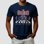 The Edmonton Oilers Zach Evander Leon Corey Connor walking road signatures shirt