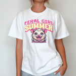 Opossum Feral Girl Summer Shirt