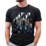 Retro Daryl Dixon Merch Vintage Bootleg Inspired Tee shirt, Graphic Unisex Tee Daryl Dixon Vintage T-Shirt, Vintage Daryl Dixon shirt