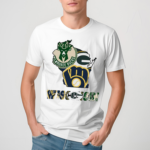 Wisconsin Map Sports Teams Logo Shirt