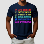 Earth Is Not Flat Stand Up For Science Shirt