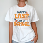 Paper Airplane Happy Last Day Of School Teacher Shirt