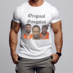 Scottie Scheffler Tiger Woods John Daly Original Gangstas Mugshot Shirt