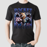 Rocket Raccoon Guardian Of The Galaxy Vintage Retro 90's Bootleg style Salelogy Shirt