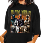 Star Wars Mandalorian Vintage Retro 90s Bootleg style Salelogy Shirt