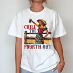 Retro America Women Chill The Fourth Out Shirt